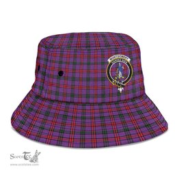 Scottish Montgomery Modern Plaid Tartan Crest Bucket Hat - Tartan Plaid Brim Hat Scottish Plaid Tartan Plaid - ScotsTee - scotstee.com