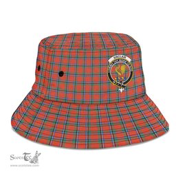 Scottish Sinclair Ancient Plaid Tartan Crest Bucket Hat - Tartan Plaid Brim Hat Scottish Plaid Tartan Plaid - ScotsTee - scotstee.com