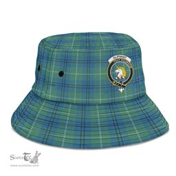 Scottish Oliphant Ancient Plaid Tartan Crest Bucket Hat - Tartan Plaid Brim Hat Scottish Plaid Tartan Plaid - ScotsTee - scotstee.com