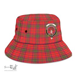 Scottish Ross Modern Plaid Tartan Crest Bucket Hat - Tartan Plaid Brim Hat Scottish Plaid Tartan Plaid - ScotsTee - scotstee.com