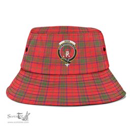 Scottish Ross Modern Plaid Tartan Crest Bucket Hat - Tartan Plaid Brim Hat Scottish Plaid Tartan Plaid - ScotsTee - scotstee.com