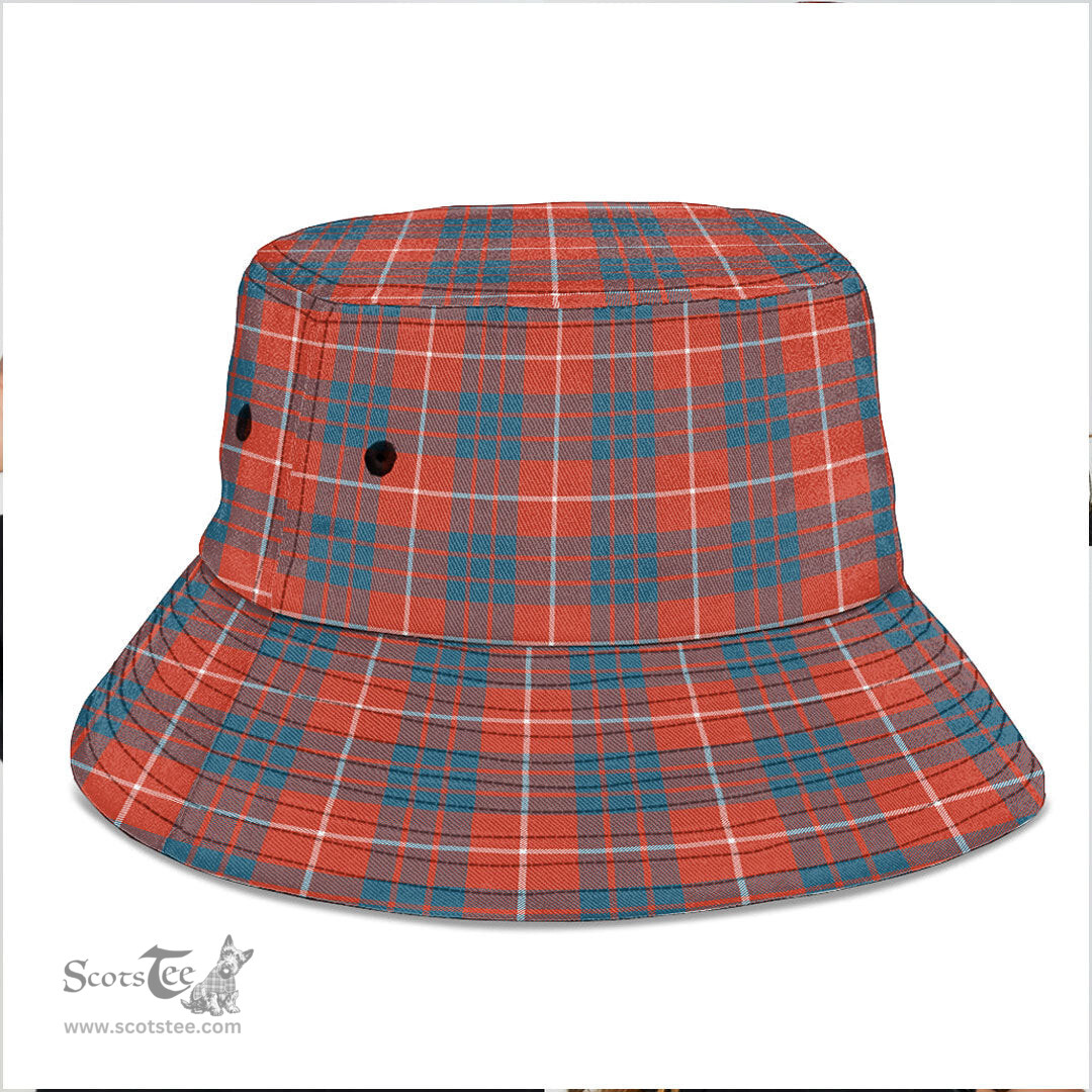 Scottish Hamilton Ancient Plaid Tartan Bucket Hat - Tartan Plaid Brim Hat Scottish Plaid Tartan Plaid - ScotsTee - scotstee.com