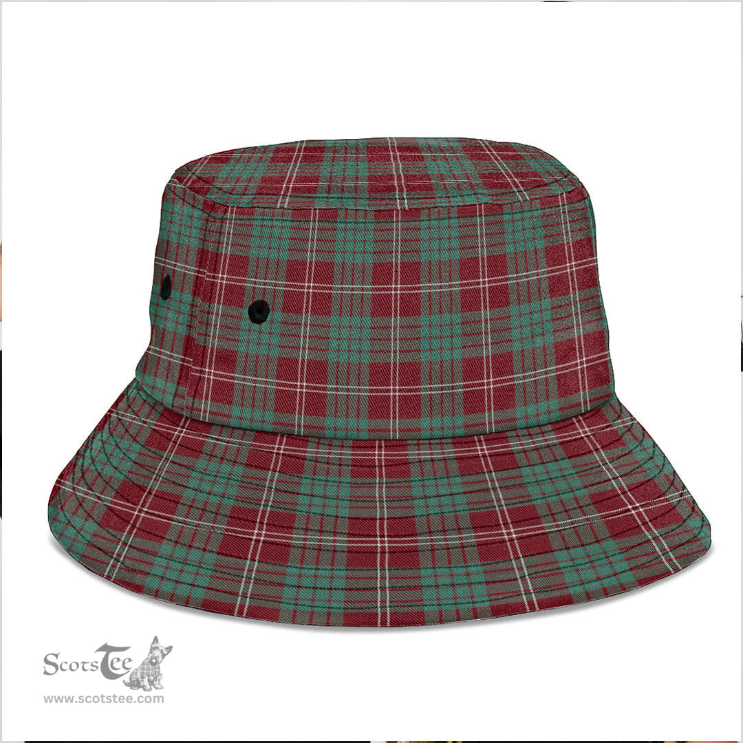Scottish Crawford Modern Plaid Tartan Bucket Hat - Tartan Plaid Brim Hat Scottish Plaid Tartan Plaid - ScotsTee - scotstee.com