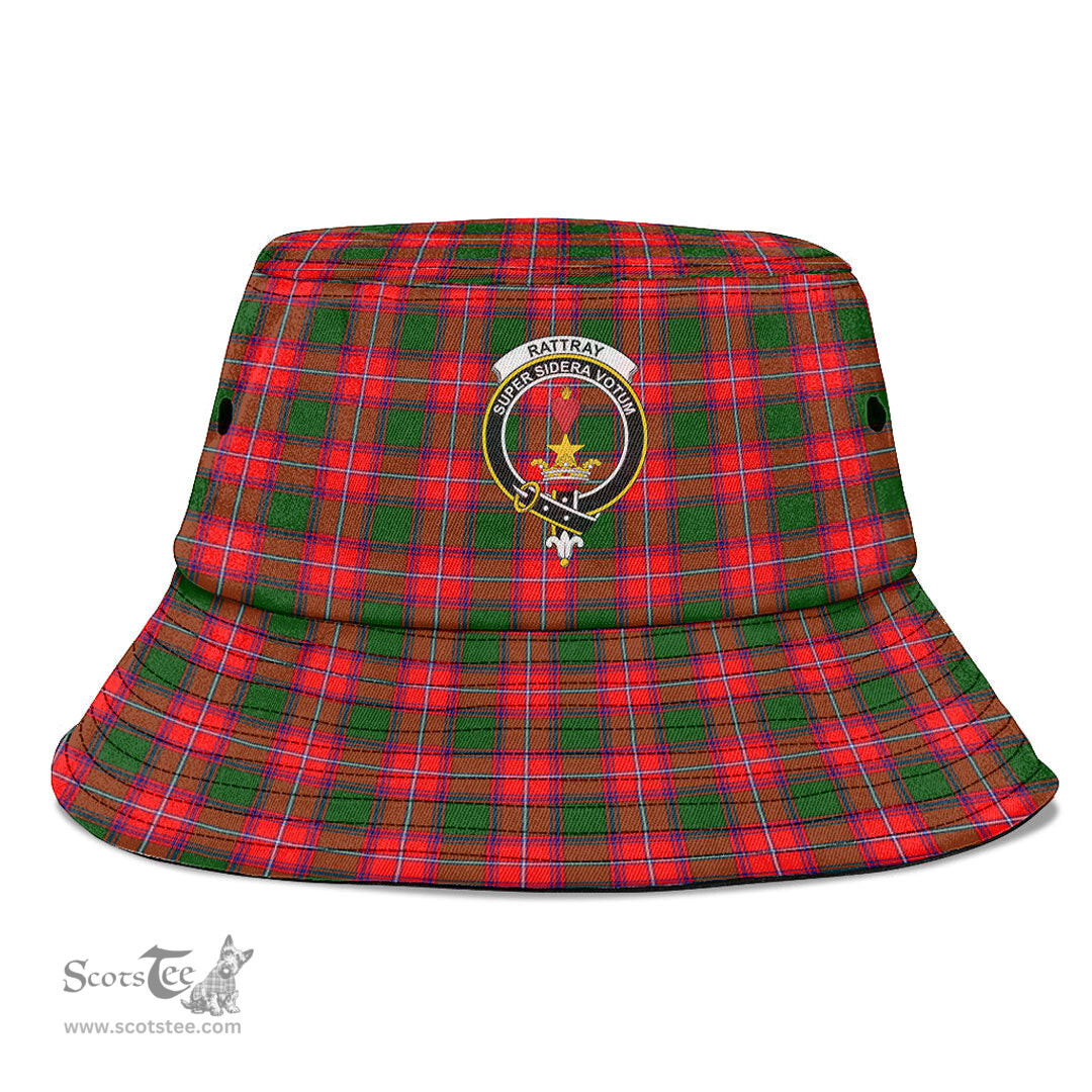 Scottish Rattray Modern Plaid Tartan Crest Bucket Hat - Tartan Plaid Brim Hat Scottish Plaid Tartan Plaid - ScotsTee - scotstee.com