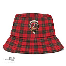 Scottish Wallace Weathered Plaid Tartan Crest Bucket Hat - Tartan Plaid Brim Hat Scottish Plaid Tartan Plaid - ScotsTee - scotstee.com