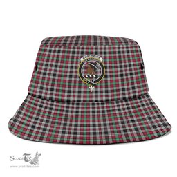 Scottish Borthwick Ancient Plaid Tartan Crest Bucket Hat - Tartan Plaid Brim Hat Scottish Plaid Tartan Plaid - ScotsTee - scotstee.com