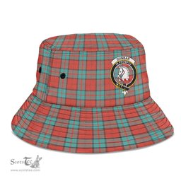 Scottish Dunbar Ancient Plaid Tartan Crest Bucket Hat - Tartan Plaid Brim Hat Scottish Plaid Tartan Plaid - ScotsTee - scotstee.com
