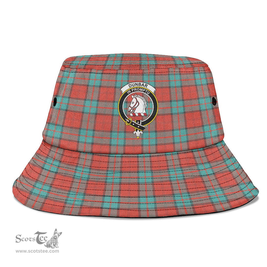 Scottish Dunbar Ancient Plaid Tartan Crest Bucket Hat - Tartan Plaid Brim Hat Scottish Plaid Tartan Plaid - ScotsTee - scotstee.com