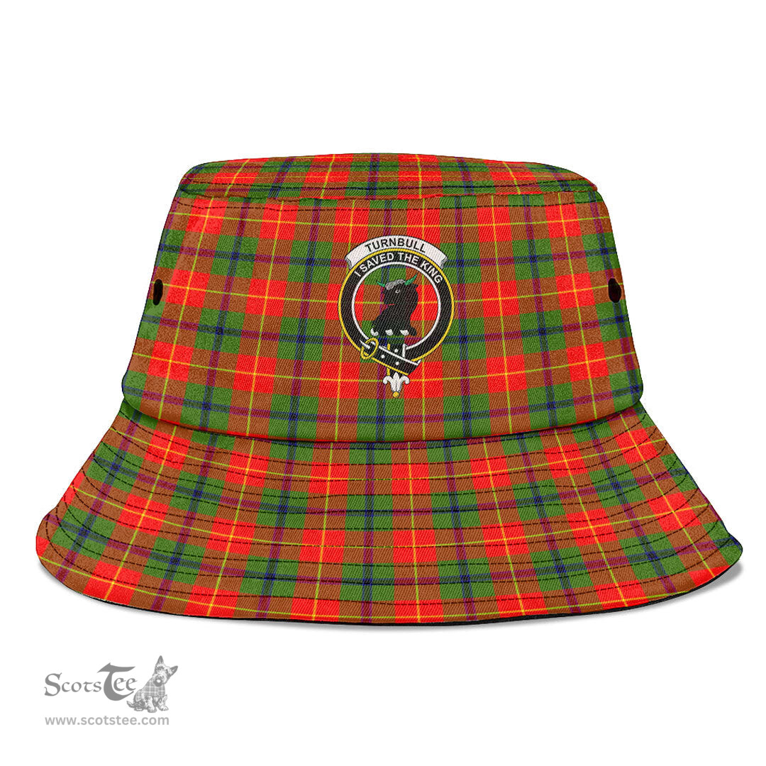 Scottish Turnbull Dress Plaid Tartan Crest Bucket Hat - Tartan Plaid Brim Hat Scottish Plaid Tartan Plaid - ScotsTee - scotstee.com