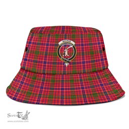 Scottish MacRae Modern Plaid Tartan Crest Bucket Hat - Tartan Plaid Brim Hat Scottish Plaid Tartan Plaid - ScotsTee - scotstee.com