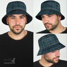 Scottish Cockburn Ancient Plaid Tartan Bucket Hat - Tartan Plaid Brim Hat Scottish Plaid Tartan Plaid - ScotsTee - scotstee.com