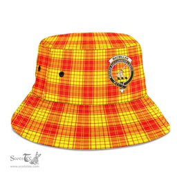Scottish MacMillan Clan Plaid Tartan Crest Bucket Hat - Tartan Plaid Brim Hat Scottish Plaid Tartan Plaid - ScotsTee - scotstee.com