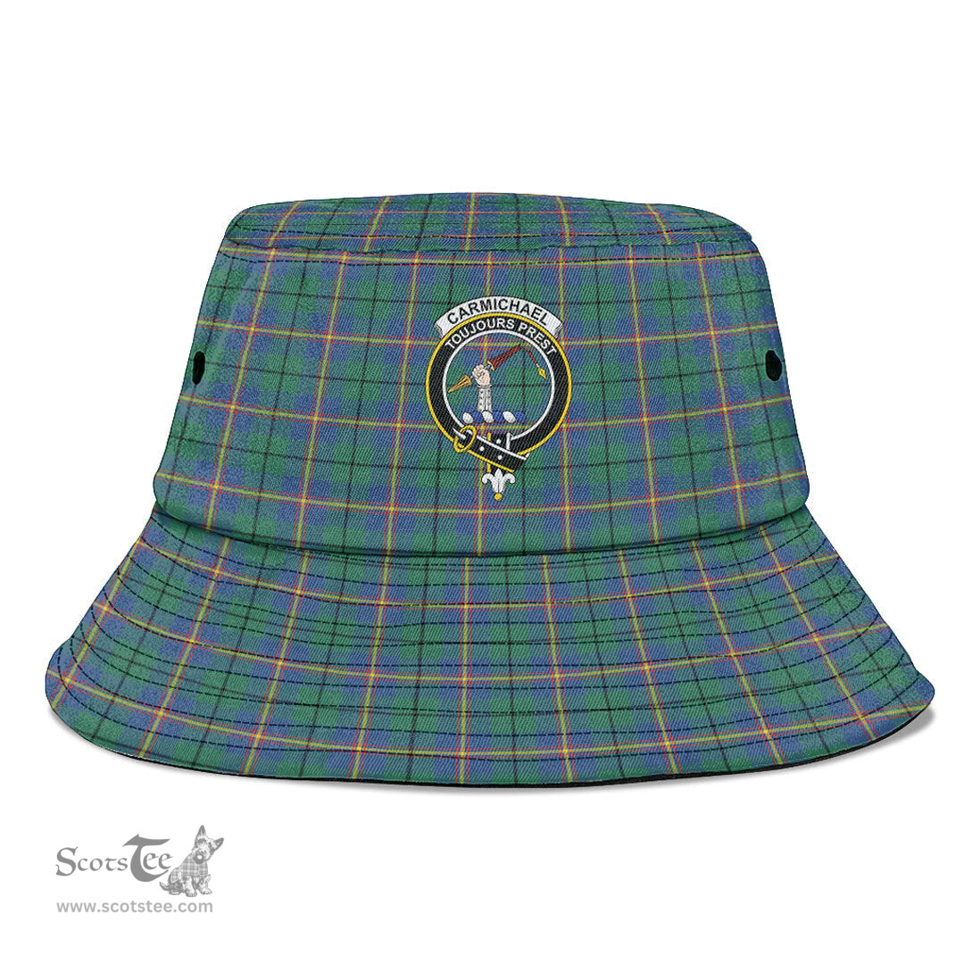 Scottish Carmichael Ancient Plaid Tartan Crest Bucket Hat - Tartan Plaid Brim Hat Scottish Plaid Tartan Plaid - ScotsTee - scotstee.com