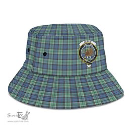 Scottish Leslie Hunting Ancient Plaid Tartan Crest Bucket Hat - Tartan Plaid Brim Hat Scottish Plaid Tartan Plaid - ScotsTee - scotstee.com