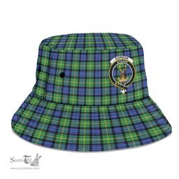 Scottish Gordon Old Ancient Plaid Tartan Crest Bucket Hat - Tartan Plaid Brim Hat Scottish Plaid Tartan Plaid - ScotsTee - scotstee.com