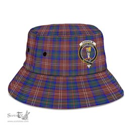 Scottish Chisholm Hunting Modern Plaid Tartan Crest Bucket Hat - Tartan Plaid Brim Hat Scottish Plaid Tartan Plaid - ScotsTee - scotstee.com