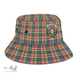 Scottish Buchanan Ancient Plaid Tartan Crest Bucket Hat - Tartan Plaid Brim Hat Scottish Plaid Tartan Plaid - ScotsTee - scotstee.com