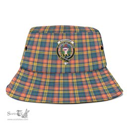 Scottish Buchanan Ancient Plaid Tartan Crest Bucket Hat - Tartan Plaid Brim Hat Scottish Plaid Tartan Plaid - ScotsTee - scotstee.com