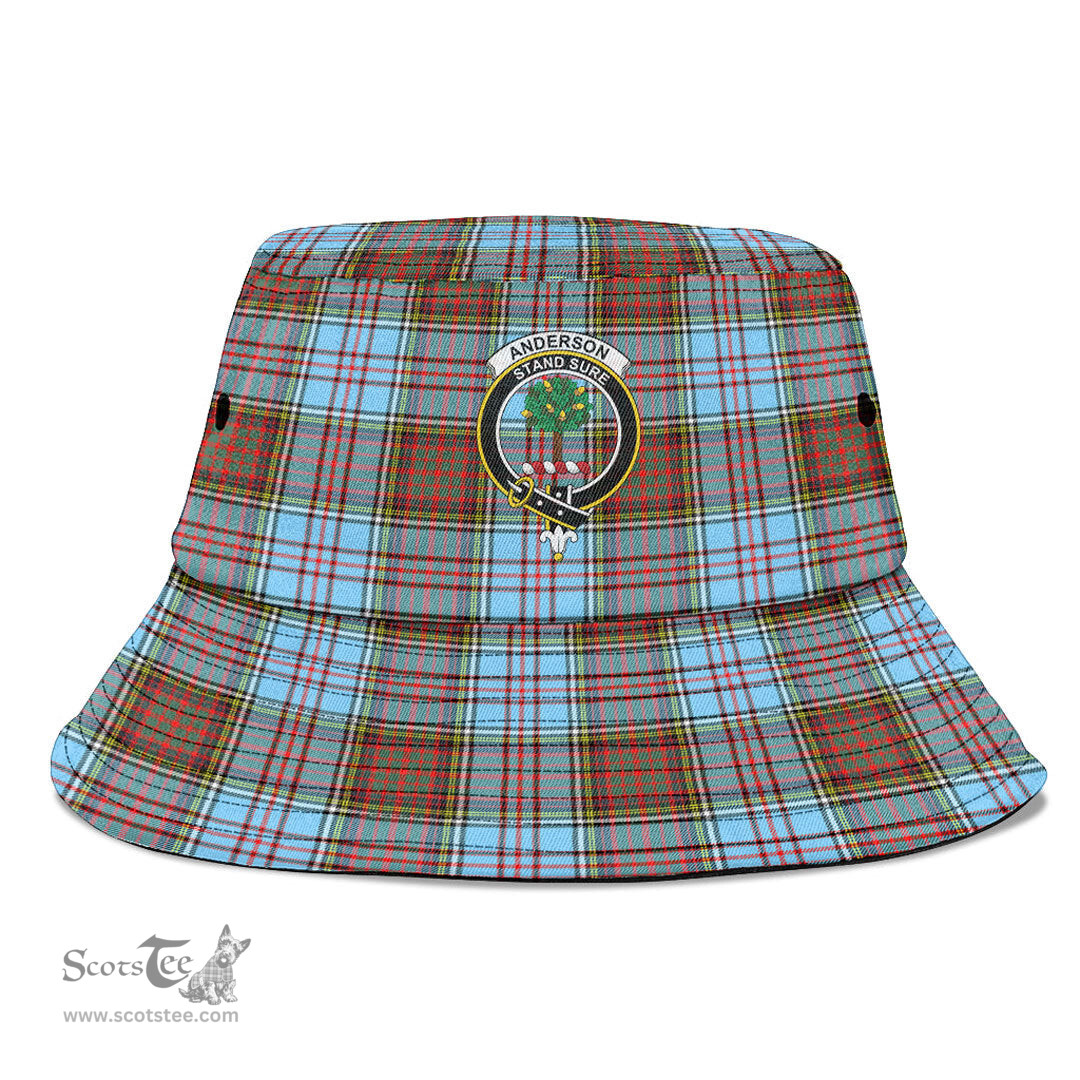 Scottish Anderson Ancient Plaid Tartan Crest Bucket Hat - Tartan Plaid Brim Hat Scottish Plaid Tartan Plaid - ScotsTee - scotstee.com