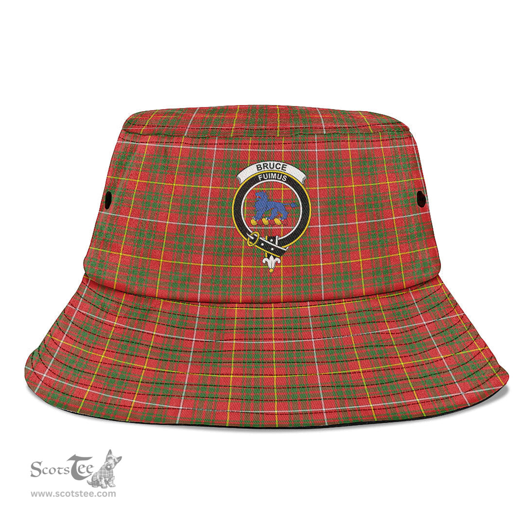 Scottish Bruce Modern Plaid Tartan Crest Bucket Hat - Tartan Plaid Brim Hat Scottish Plaid Tartan Plaid - ScotsTee - scotstee.com