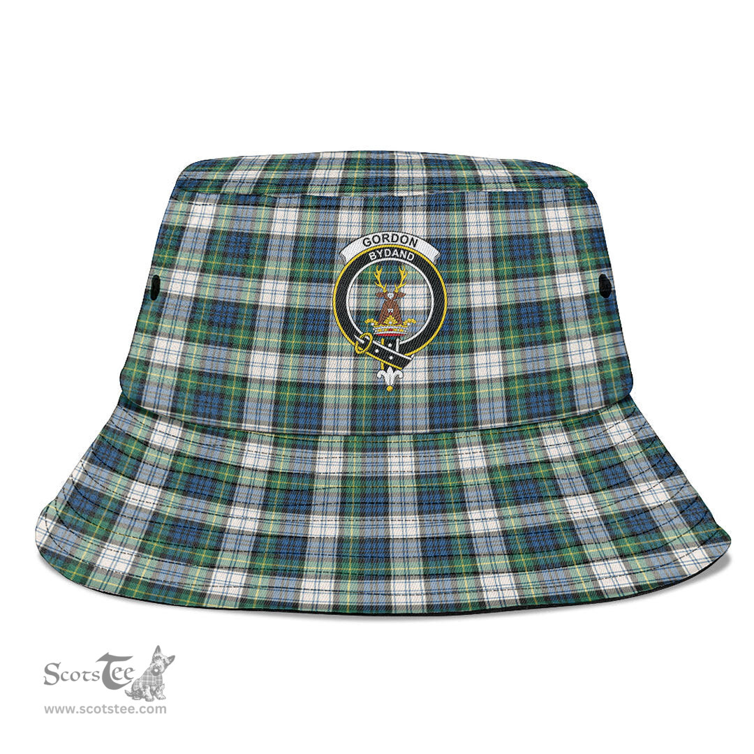 Scottish Gordon Dress Ancient Plaid Tartan Crest Bucket Hat - Tartan Plaid Brim Hat Scottish Plaid Tartan Plaid - ScotsTee - scotstee.com