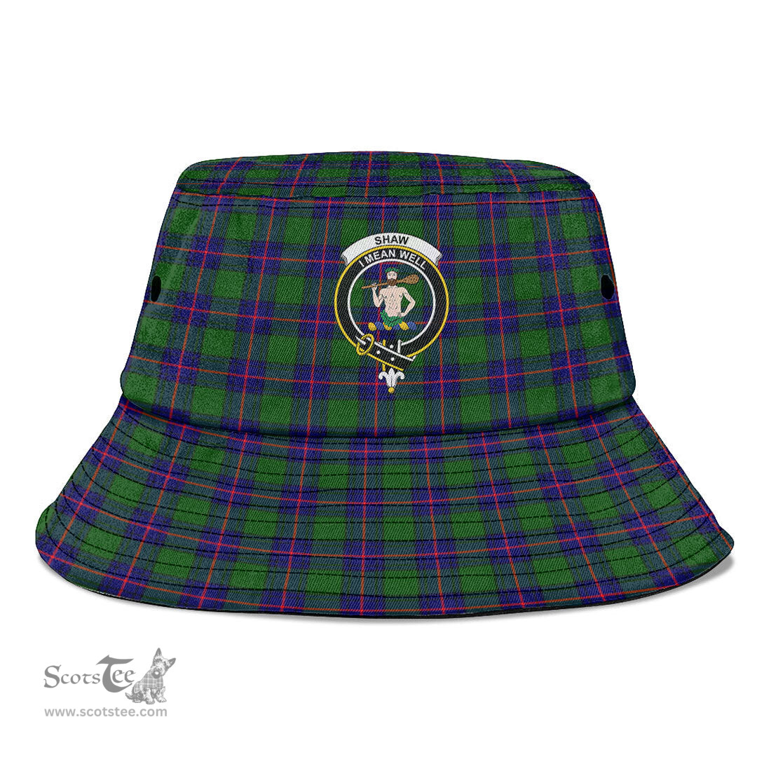 Scottish Shaw Modern Plaid Tartan Crest Bucket Hat - Tartan Plaid Brim Hat Scottish Plaid Tartan Plaid - ScotsTee - scotstee.com