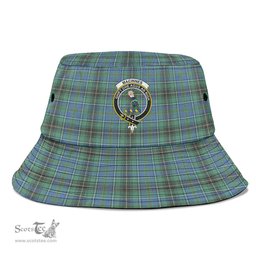 Scottish MacInnes Ancient Plaid Tartan Crest Bucket Hat - Tartan Plaid Brim Hat Scottish Plaid Tartan Plaid - ScotsTee - scotstee.com