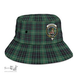 Scottish MacAulay Hunting Ancient Plaid Tartan Crest Bucket Hat - Tartan Plaid Brim Hat Scottish Plaid Tartan Plaid - ScotsTee - scotstee.com