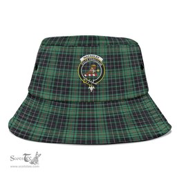 Scottish MacAulay Hunting Ancient Plaid Tartan Crest Bucket Hat - Tartan Plaid Brim Hat Scottish Plaid Tartan Plaid - ScotsTee - scotstee.com