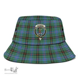 Scottish Davidson Ancient Plaid Tartan Crest Bucket Hat - Tartan Plaid Brim Hat Scottish Plaid Tartan Plaid - ScotsTee - scotstee.com