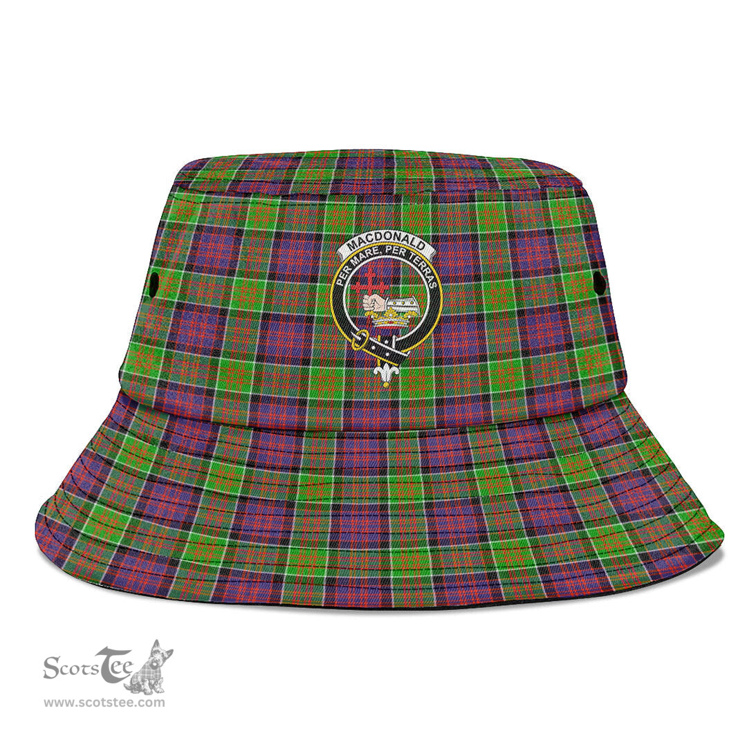 Scottish MacDonald of Clanranald Plaid Tartan Crest Bucket Hat - Tartan Plaid Brim Hat Scottish Plaid Tartan Plaid - ScotsTee - scotstee.com