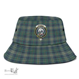 Scottish Kennedy Modern Plaid Tartan Crest Bucket Hat - Tartan Plaid Brim Hat Scottish Plaid Tartan Plaid - ScotsTee - scotstee.com