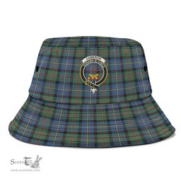 Scottish Cameron of Erracht Ancient Plaid Tartan Crest Bucket Hat - Tartan Plaid Brim Hat Scottish Plaid Tartan Plaid - ScotsTee - scotstee.com