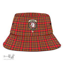 Scottish Hepburn Plaid Tartan Crest Bucket Hat - Tartan Plaid Brim Hat Scottish Plaid Tartan Plaid - ScotsTee - scotstee.com