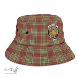Scottish MacGillivray Hunting Ancient Plaid Tartan Crest Bucket Hat - Tartan Plaid Brim Hat Scottish Plaid Tartan Plaid - ScotsTee - scotstee.com