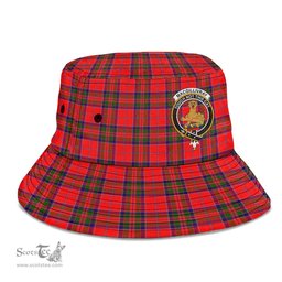 Scottish MacGillivray Modern Plaid Tartan Crest Bucket Hat - Tartan Plaid Brim Hat Scottish Plaid Tartan Plaid - ScotsTee - scotstee.com