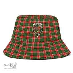 Scottish Pollock Modern Plaid Tartan Crest Bucket Hat - Tartan Plaid Brim Hat Scottish Plaid Tartan Plaid - ScotsTee - scotstee.com