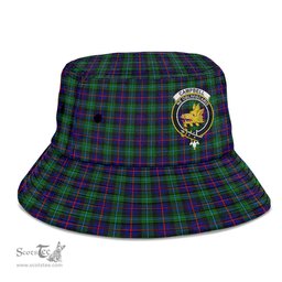 Scottish Campbell of Cawdor Modern Plaid Tartan Crest Bucket Hat - Tartan Plaid Brim Hat Scottish Plaid Tartan Plaid - ScotsTee - scotstee.com