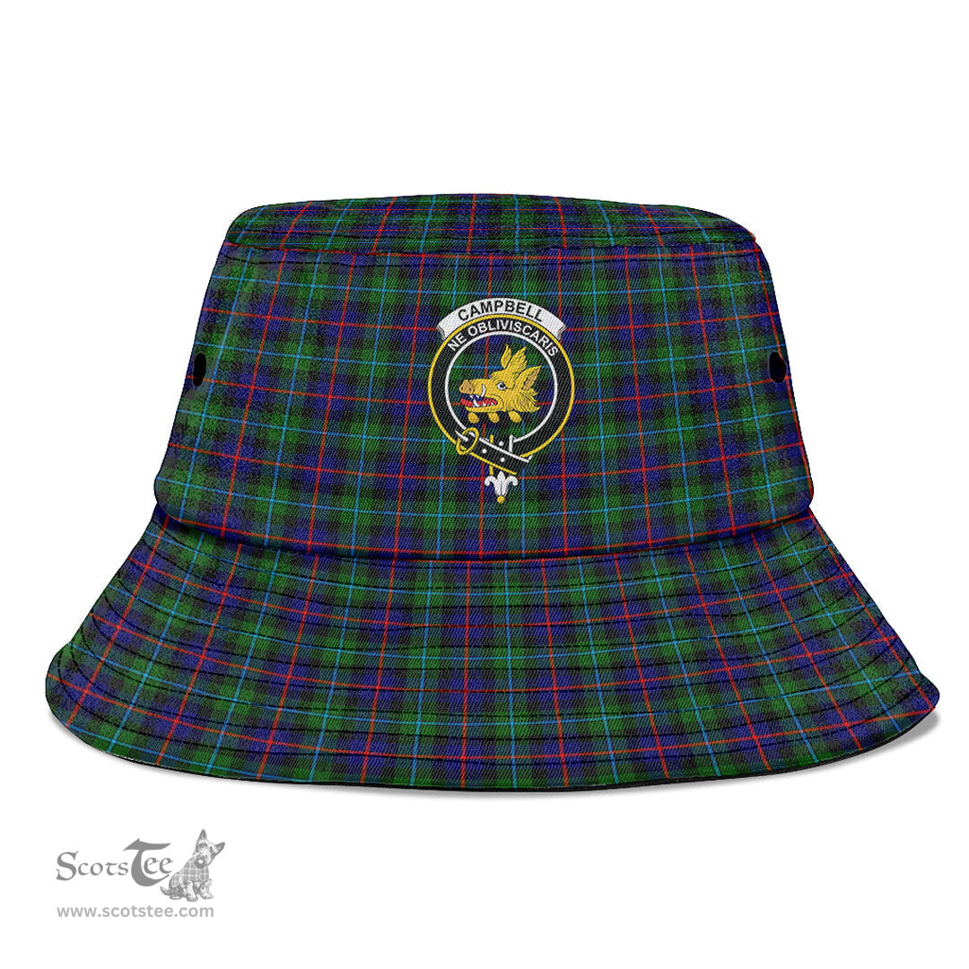 Scottish Campbell of Cawdor Modern Plaid Tartan Crest Bucket Hat - Tartan Plaid Brim Hat Scottish Plaid Tartan Plaid - ScotsTee - scotstee.com