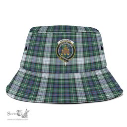Scottish MacKenzie Dress Ancient Plaid Tartan Crest Bucket Hat - Tartan Plaid Brim Hat Scottish Plaid Tartan Plaid - ScotsTee - scotstee.com