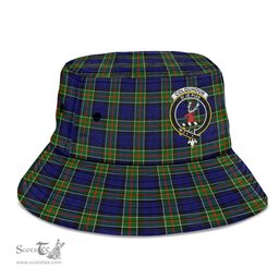 Scottish Colquhoun Modern Plaid Tartan Crest Bucket Hat - Tartan Plaid Brim Hat Scottish Plaid Tartan Plaid - ScotsTee - scotstee.com