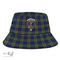 Scottish Colquhoun Modern Plaid Tartan Crest Bucket Hat - Tartan Plaid Brim Hat Scottish Plaid Tartan Plaid - ScotsTee - scotstee.com
