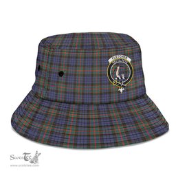 Scottish Fletcher of Dunans Plaid Tartan Crest Bucket Hat - Tartan Plaid Brim Hat Scottish Plaid Tartan Plaid - ScotsTee - scotstee.com