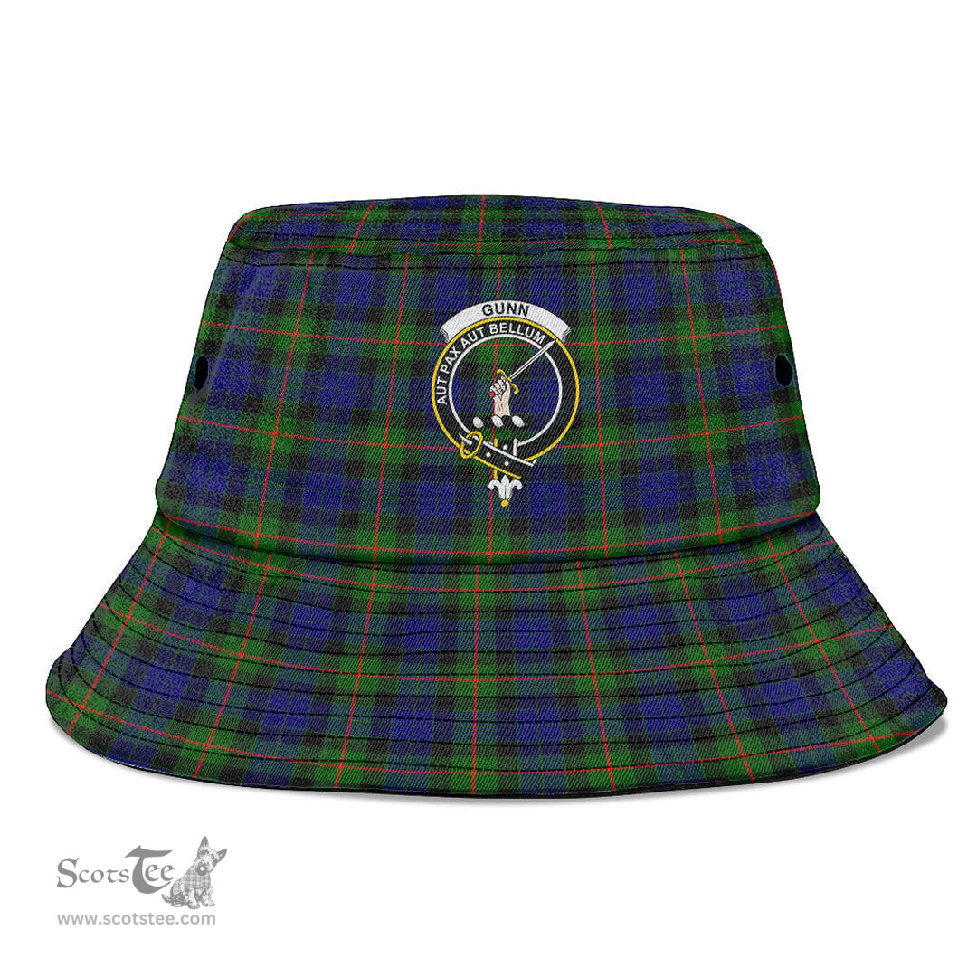 Scottish Gunn Modern Plaid Tartan Crest Bucket Hat - Tartan Plaid Brim Hat Scottish Plaid Tartan Plaid - ScotsTee - scotstee.com