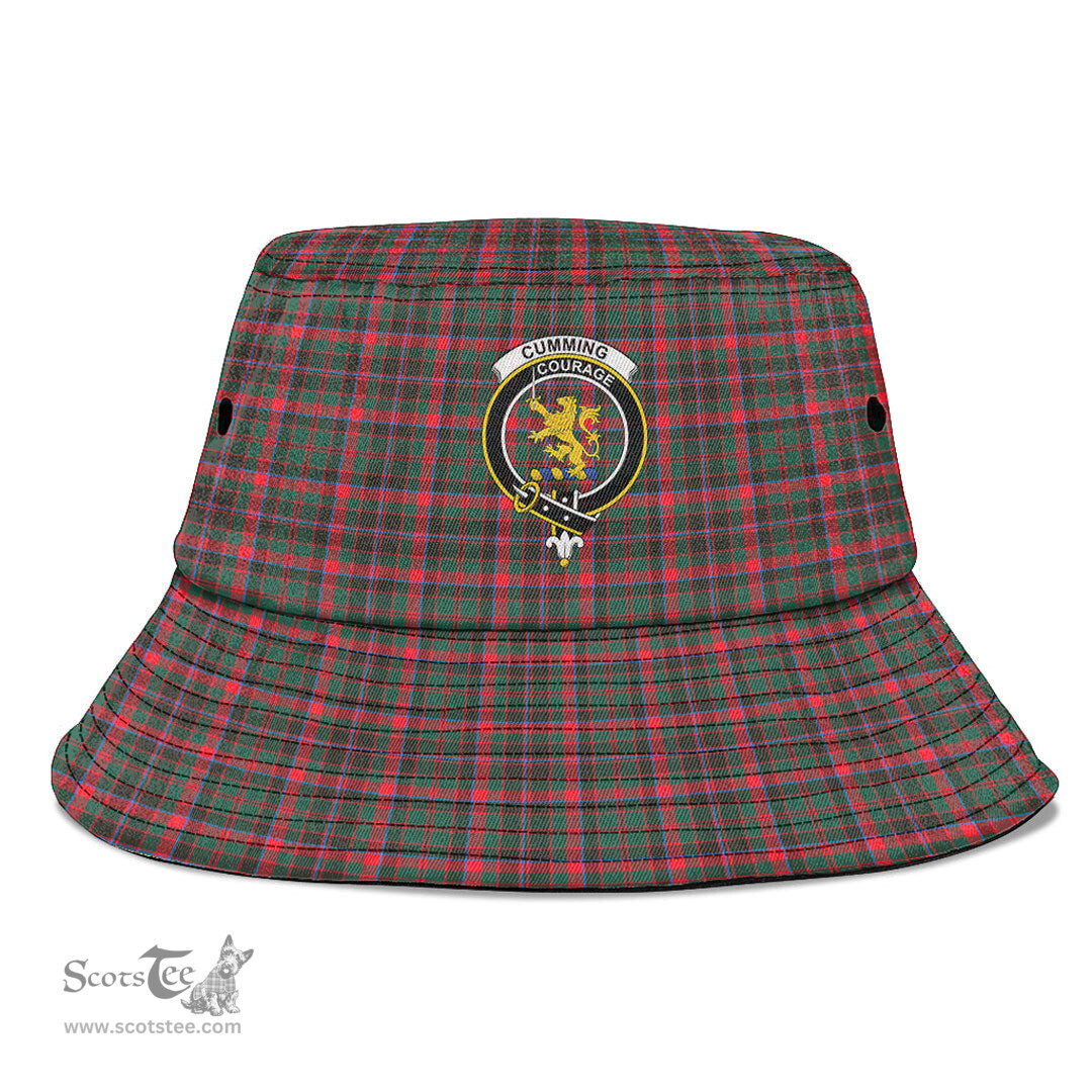 Scottish Cumming Hunting Modern Plaid Tartan Crest Bucket Hat - Tartan Plaid Brim Hat Scottish Plaid Tartan Plaid - ScotsTee - scotstee.com