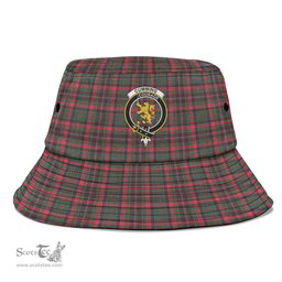 Scottish Cumming Hunting Modern Plaid Tartan Crest Bucket Hat - Tartan Plaid Brim Hat Scottish Plaid Tartan Plaid - ScotsTee - scotstee.com