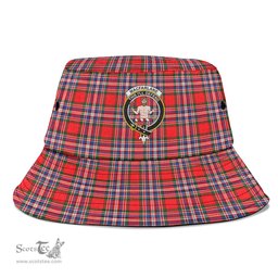 Scottish MacFarlane Modern Plaid Tartan Crest Bucket Hat - Tartan Plaid Brim Hat Scottish Plaid Tartan Plaid - ScotsTee - scotstee.com