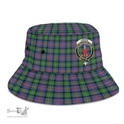 Scottish Logan Ancient Plaid Tartan Crest Bucket Hat - Tartan Plaid Brim Hat Scottish Plaid Tartan Plaid - ScotsTee - scotstee.com