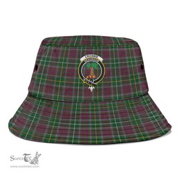 Scottish Crosbie Plaid Tartan Crest Bucket Hat - Tartan Plaid Brim Hat Scottish Plaid Tartan Plaid - ScotsTee - scotstee.com