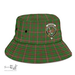 Scottish MacKinnon Hunting Modern Plaid Tartan Crest Bucket Hat - Tartan Plaid Brim Hat Scottish Plaid Tartan Plaid - ScotsTee - scotstee.com